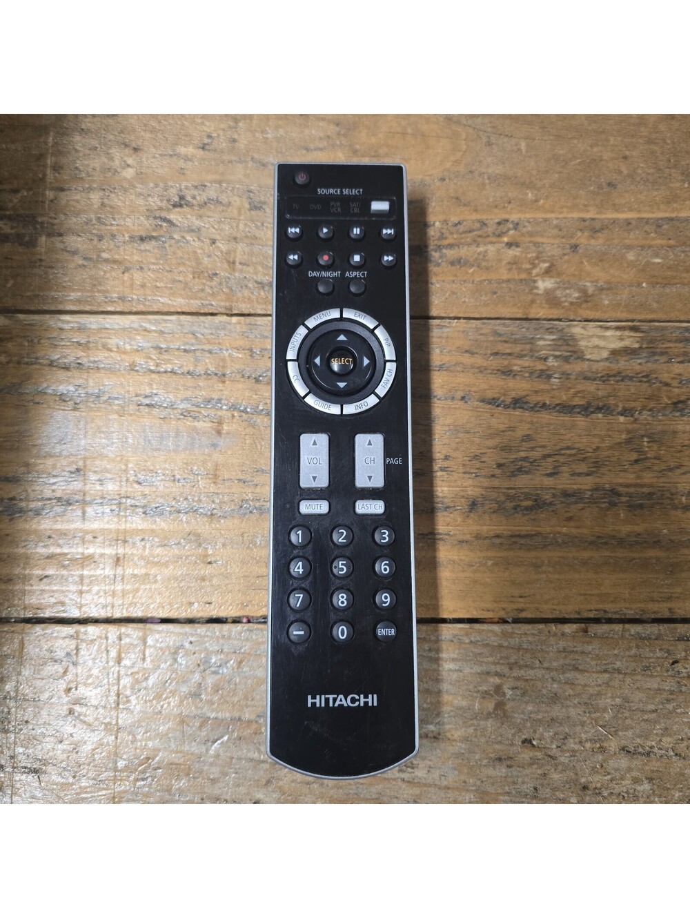 Genuine Hitachi CLU-4371A DVD/VCR/CBL/SAT/TV Remote Control